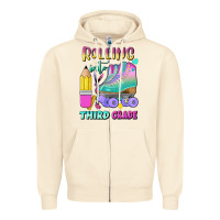Sandshell rolling into third grade Zipper Hoodie - BundleAndBundleShop