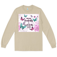 Mushroom you are fearfully and wonderfully made Long Sleeve Tee - TumblerDesignByShophia