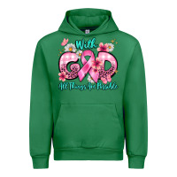 Emerald with god all things are possible Urban Hoodie - BarkalooDesign