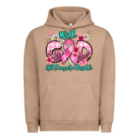 Pigment Burro with god all things are possible Urban Hoodie - BarkalooDesign