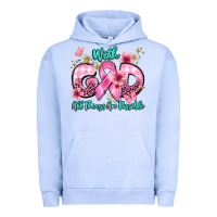Pigment Grape Ice with god all things are possible Urban Hoodie - BarkalooDesign