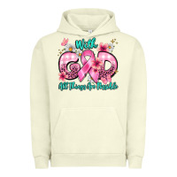 Pigment Pistachio with god all things are possible Urban Hoodie - BarkalooDesign
