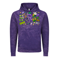 Cloud Purple Mardi Gras Nurse Vintage Hoodie - NancyCooperArtShop