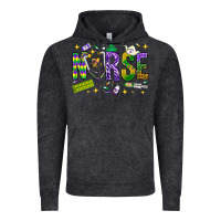 Vintage Black Mardi Gras Nurse Vintage Hoodie - NancyCooperArtShop
