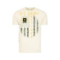 Vintage Arctic US ARMY Retired  Distressed American Flag Patriotic Vintage Tee - longCreatives