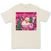 Bone pink christmas vibes Premium Tee - MaliasSmallBusiness