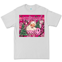 Dove Grey pink christmas vibes Premium Tee - MaliasSmallBusiness