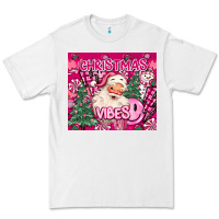 White pink christmas vibes Premium Tee - MaliasSmallBusiness