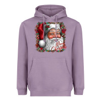 Lavender merry Christmas santa Heavyweight Hoodie - CowhideDigitalArt