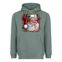 Sage merry Christmas santa Heavyweight Hoodie - CowhideDigitalArt