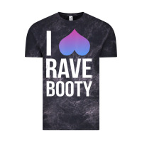 Cloud Black I Love Rave Booty I Heart Rave Tops Vintage Tee - longCreatives