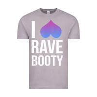Vintage Zinc I Love Rave Booty I Heart Rave Tops Vintage Tee - longCreatives