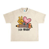Sandshell peace love 5th grade Urban Heavy Tee - JahusDesignShop