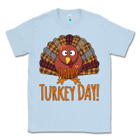 Dusty Blue Happy Turkey Day - Thanksgiving Party Classic Tee - Bettercallsaul