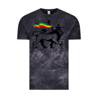 Cloud Black Rasta Lion of Judah Rastafarian Reggae Lion and Christian Vintage Tee - longCreatives