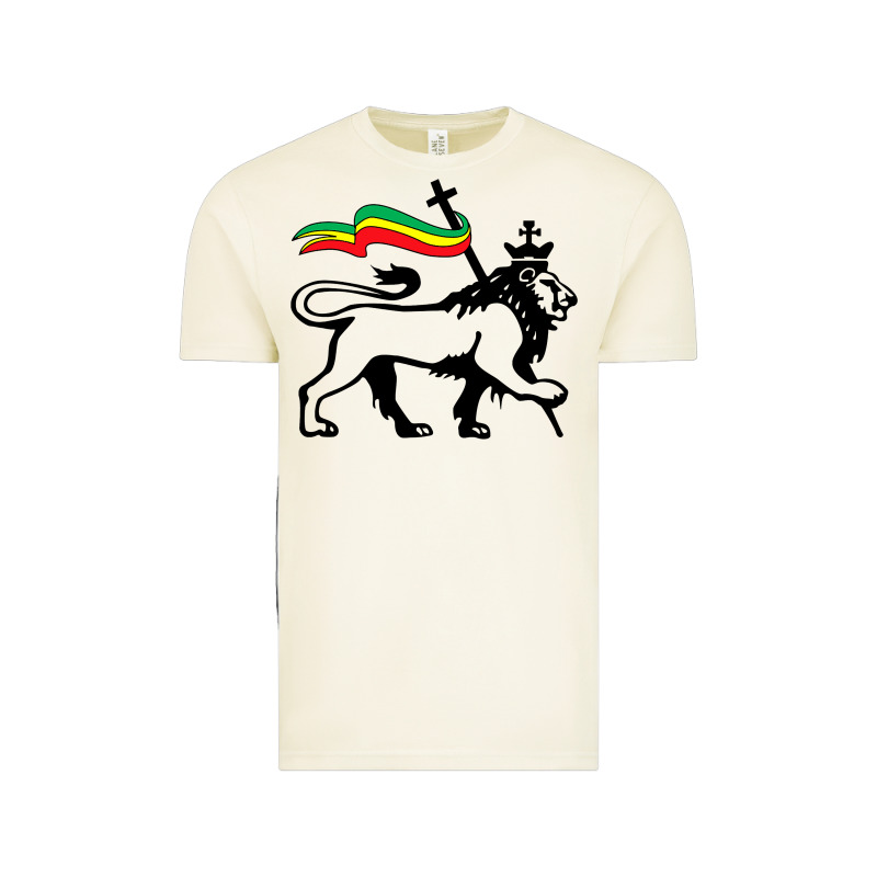 Rasta Lion Of Judah Rastafarian Reggae Lion And Christian Vintage Tee by longCreatives | Teevron
