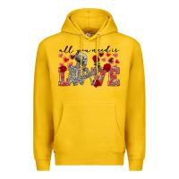 Lemon skeleton all you need is love Premium Hoodie - FaDigitalArtStudio