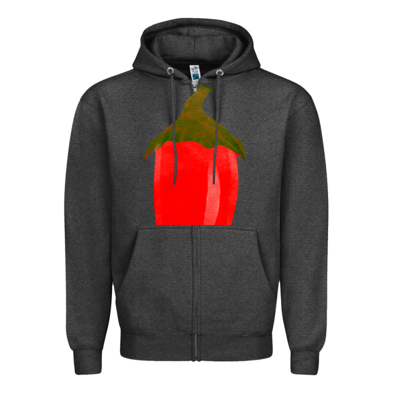 Chilli Pepper Fa Element Zipper Hoodie by FaDigitalArtStudio | Teevron