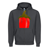 Smoke Chilli Pepper Fa Element Zipper Hoodie - FaDigitalArtStudio