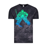 Cloud Black Ice Hockey Goalie Hockey Player Youth Men Kids Boys Vintage Tee - longCreatives