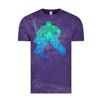 Cloud Purple Ice Hockey Goalie Hockey Player Youth Men Kids Boys Vintage Tee - longCreatives