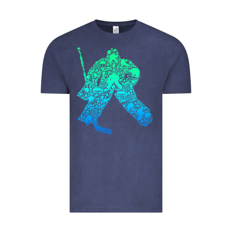 Ice Hockey Goalie Hockey Player Youth Men Kids Boys Vintage Tee by longCreatives | Teevron