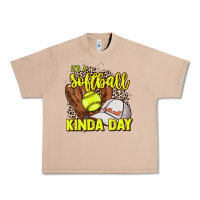 Burro It's a Softball kinda day leopard Urban Heavy Tee - NancyCooperArtShop