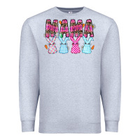 Heather Grey Easter Day Mamaa Premium Sweatshirt - CowhideDigitalArt
