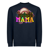 Navy baseball mama Heavyweight Sweatshirt - OliviaCreatesArt