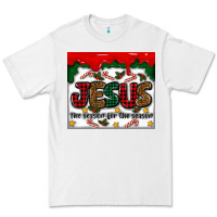White jesus the reason for the season Premium Tee - MaliasSmallBusiness