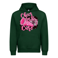 Forest Green Cheer For The Cure Urban Hoodie - BarkalooDesign