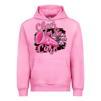 Fuchsia Pink Cheer For The Cure Urban Hoodie - BarkalooDesign