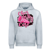 Heather Grey Cheer For The Cure Urban Hoodie - BarkalooDesign