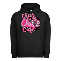 Pigment Black Cheer For The Cure Urban Hoodie - BarkalooDesign