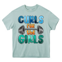 Arona curls for the girls Heavy Core Tee - MaliasSmallBusiness