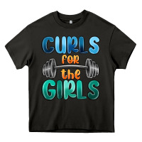 Asphalt curls for the girls Heavy Core Tee - MaliasSmallBusiness