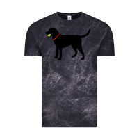 Cloud Black Labrador Retriever Fetch, Black Lab Play Ball Vintage Tee - longCreatives