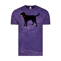 Cloud Purple Labrador Retriever Fetch, Black Lab Play Ball Vintage Tee - longCreatives