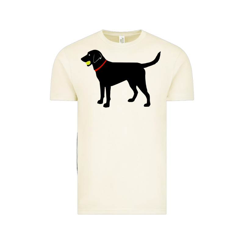 Labrador Retriever Fetch, Black Lab Play Ball Vintage Tee by longCreatives | Teevron