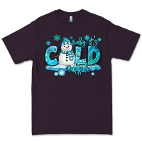 Plum baby its cold outside Premium Tee - MaliasSmallBusiness