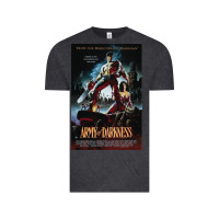 Vintage Black Army Of Darkness Movie Poster Classic Vintage Tee - longCreatives