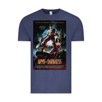 Vintage Denim Army Of Darkness Movie Poster Classic Vintage Tee - longCreatives