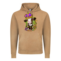 Vintage Camel Mardi Gras cow Vintage Hoodie - NancyCooperArtShop