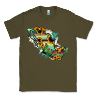 Army Green Mexico Map Classic Tee - RanaPortraitStore