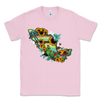 Bubblegum Pink Mexico Map Classic Tee - RanaPortraitStore