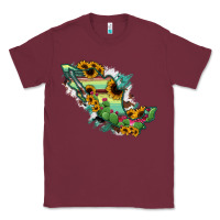Burgundy Mexico Map Classic Tee - RanaPortraitStore