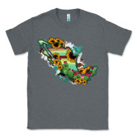 Charcoal Heather Mexico Map Classic Tee - RanaPortraitStore