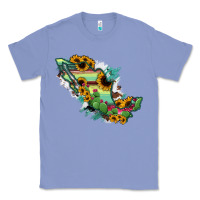 Colony Blue Mexico Map Classic Tee - RanaPortraitStore