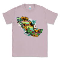 Lilac Mexico Map Classic Tee - RanaPortraitStore