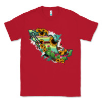Red Mexico Map Classic Tee - RanaPortraitStore